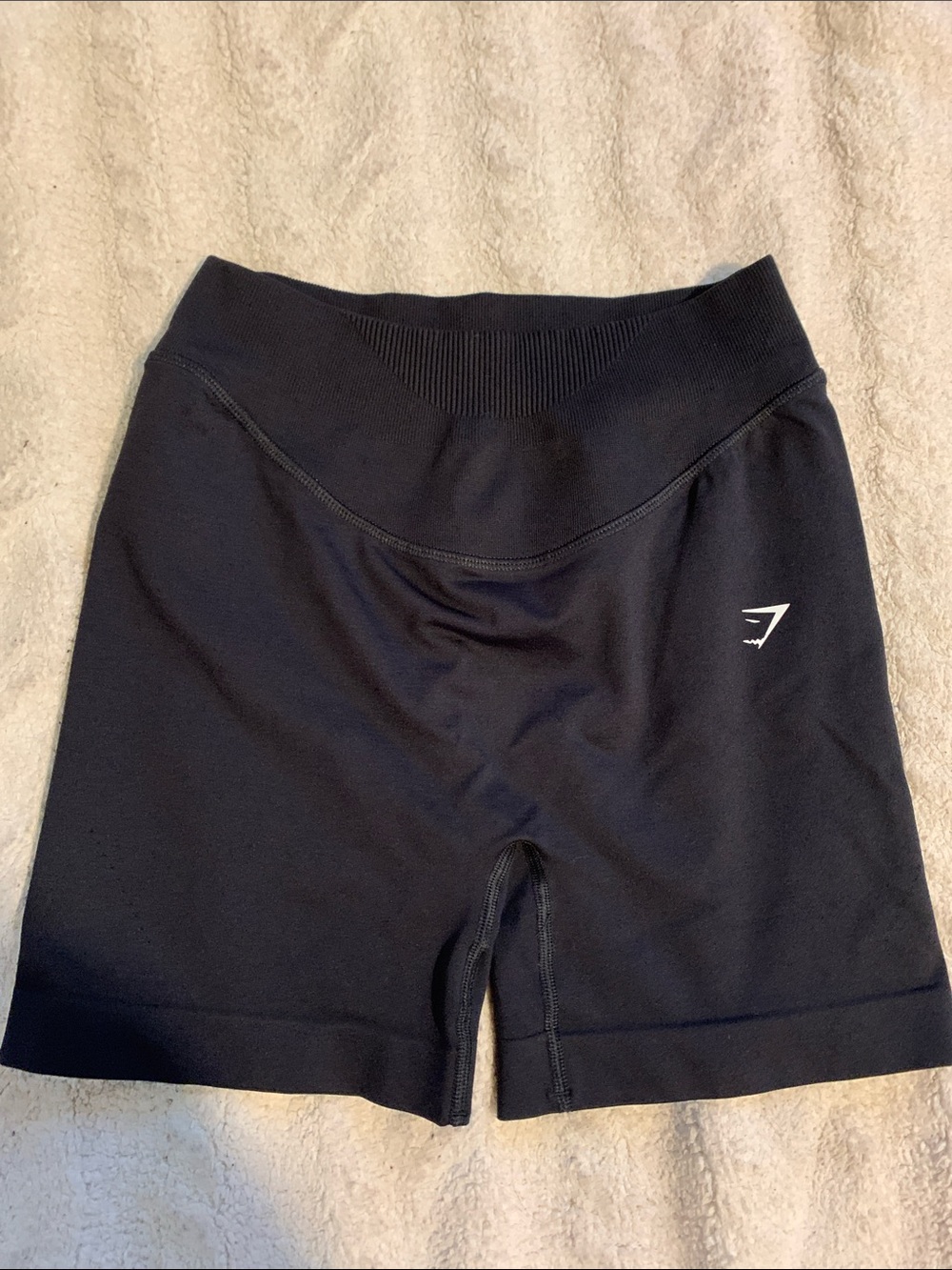 Gymshark Black Seamless High-Waist Bike Shorts